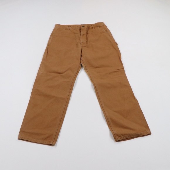 NOS Vintage 90s Carhartt Faded Canvas Duck Jeans